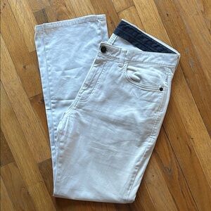 Johnston & Murphy Cream Chinos